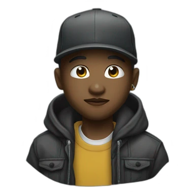 Ninho le rappeur rit sticker