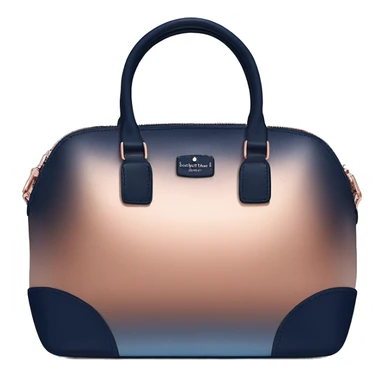 Realistic copper to Navy blue ombre kate spade satchel purse.  sticker