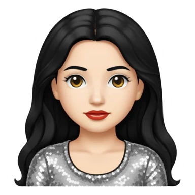 Rosalía nun emoji based on the album cover of LUX sticker