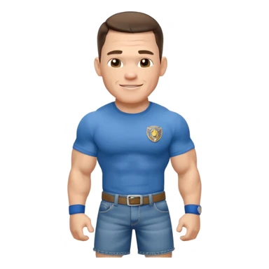 John cena chibi  sticker