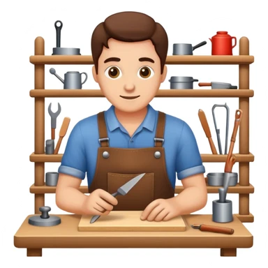 experienced furniture maker sticker