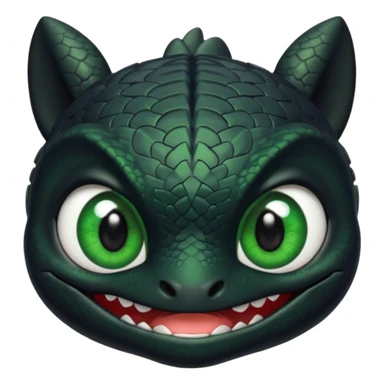 Toothless face only from how to train your Dragon sticker