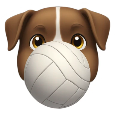 dog-spiking-volleyball sticker