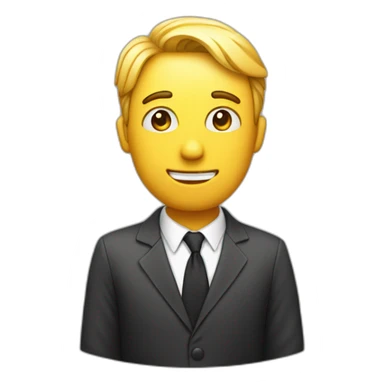 a guy with a question mark over his head sticker