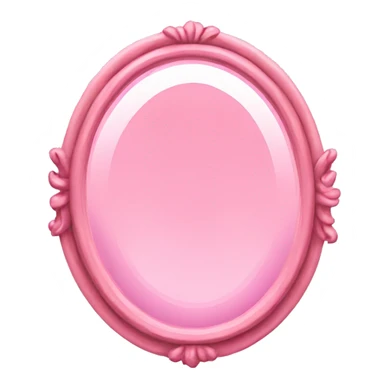 Pink mirror  sticker