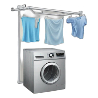 Folding Wing Clothes Dryer sticker