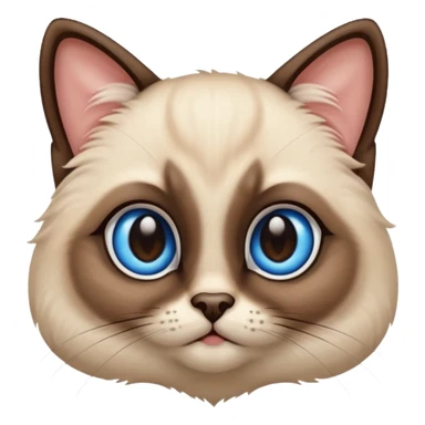 baby siamese cat sticker