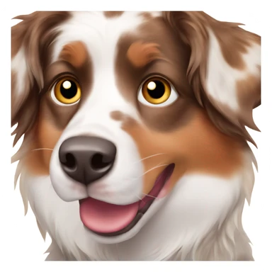 Red Merle Australian shepherd  sticker