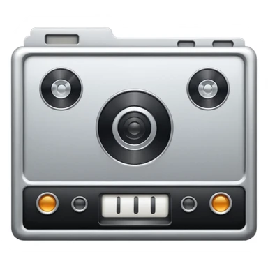 mac os icon physical film 60s recording sticker