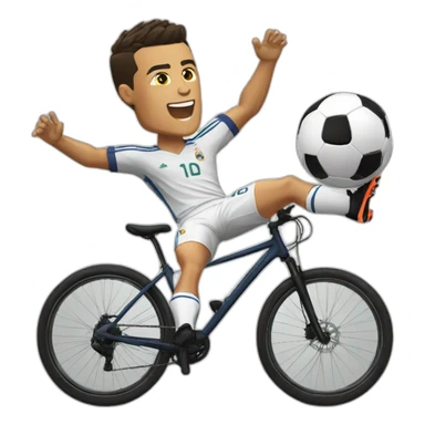 Ronaldo bicycle kick sticker