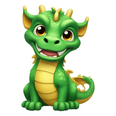 Cute Chinese dragon sticker