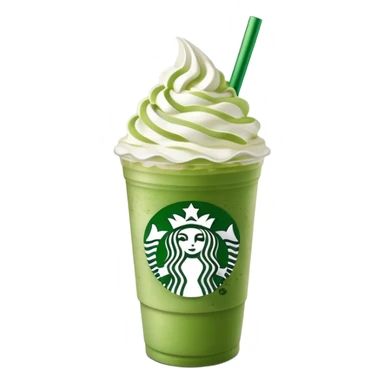 Starbucks green matcha Frappuccino sticker