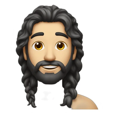  um garoto moreno de cabelo cacheado das pontas loiras,com brinco dourado sticker