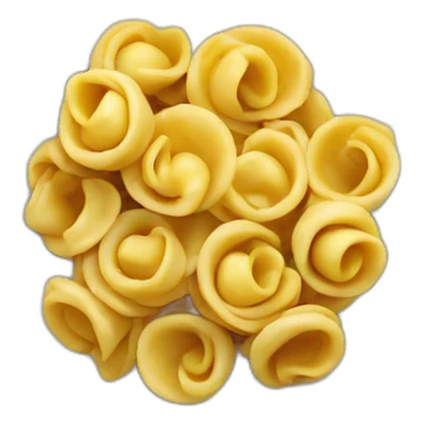 Plate with Tortellini sticker