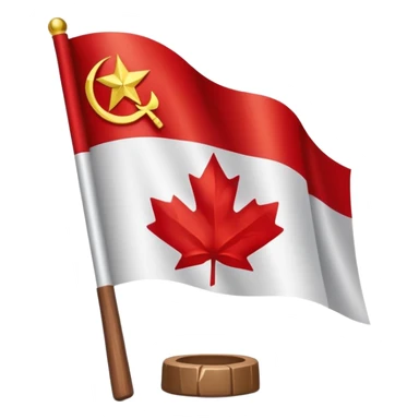 soviet canadian flag sticker