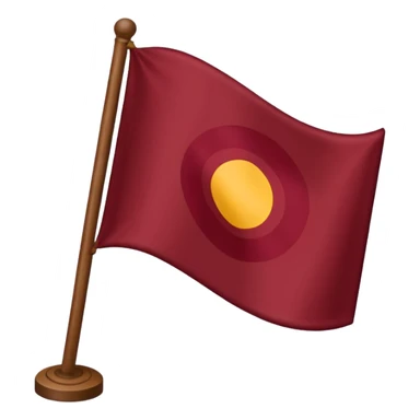 Bandera color vino sin detalles sticker