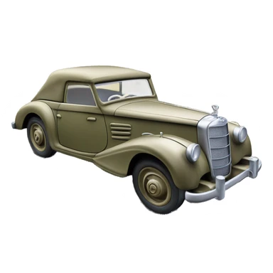  1943 hot wheels WW2 Mercedes German Staff Officer’s Car sticker