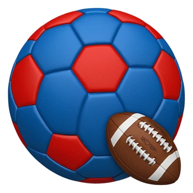 football blue (#00A3E0) and red (#F9423A) sticker