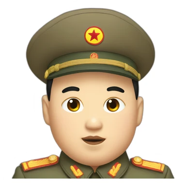 Kim jong un in a pride sticker
