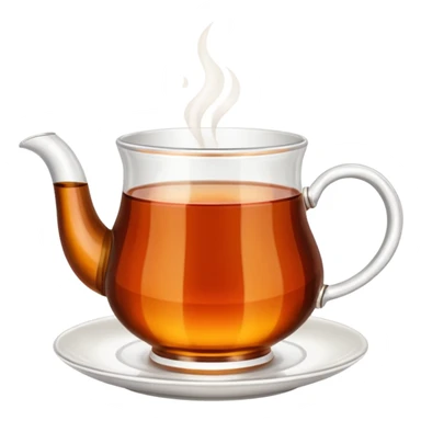 Turkish tea in the turkish tea cup sticker