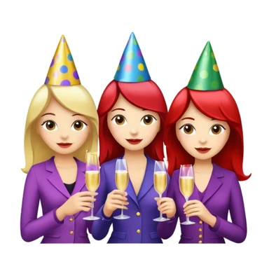 girls party in club sticker