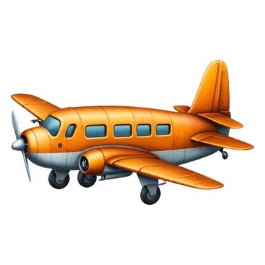 Old style rusty plane rearview sticker