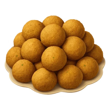 falafel ball pile sticker