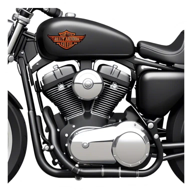 Harley Davidson Sportster 48 custom bobber sticker