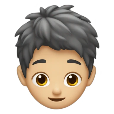 niño pelirrojo con cuernos sticker