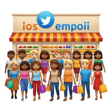 Shopping Market sticker