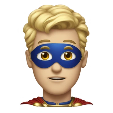 Homelander from the boys emoji mad with laser eyes sticker