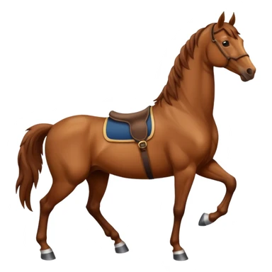 horse standing up on two feet sticker