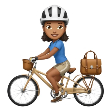Urban Bike Courier black woman  sticker