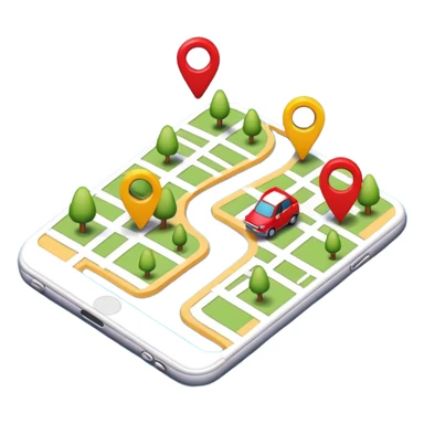 GPS Map
 sticker