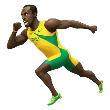 Usain bolt sticker
