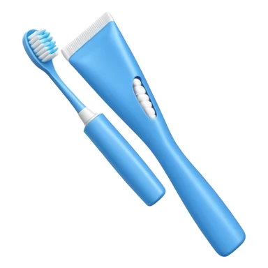 toothpaste and toothbrush sticker