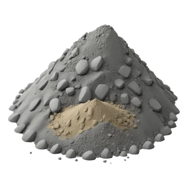 cement powder sticker