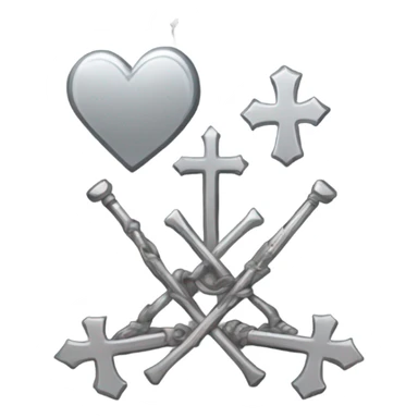 a black tombstone with the inscriptions in silver RIP and a silver heart in the center sticker