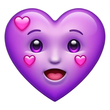 flashing purple heart that's dying crying laughing sticker