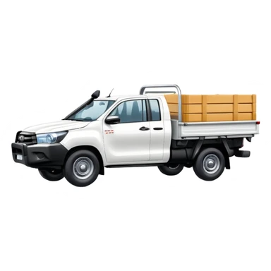 White hilux ute sticker