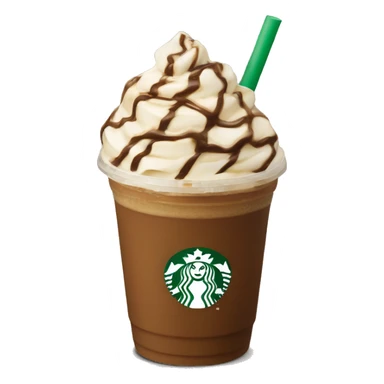 Starbucks chocolate caramel Frappuccino  sticker