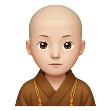 Chinese monk  sticker