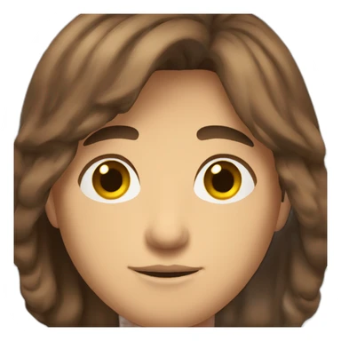 Man, 25, brown hair, brown eyes, short hair sticker