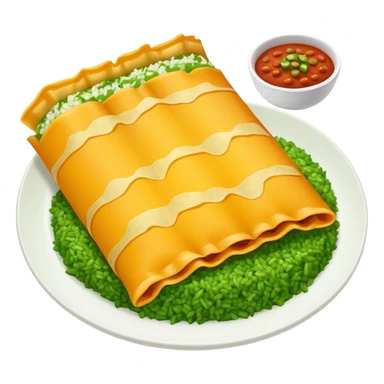 Beef enchiladas and a side of green rice sticker