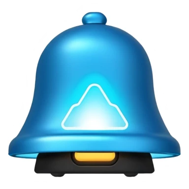 Notification bell neon sticker