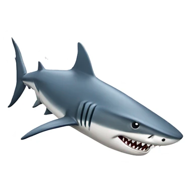 shark in maserati sticker