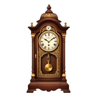 Grandfather's old clock sticker