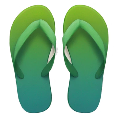 man's flipflops sticker