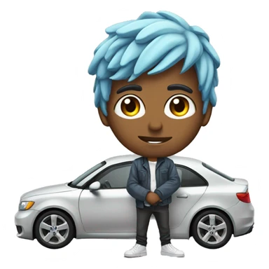 Youtuber Kafyan Liberty with car sticker