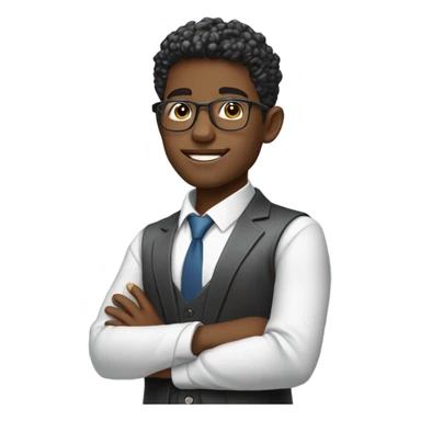 young zoomer broker, crypto sticker